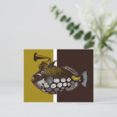 Carte postale Abstraite clown (Debout devant)