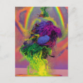 Carte postale Abstraite colorée (Devant)