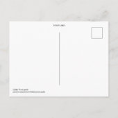 Carte postale abstraite corail orange (Dos)