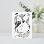 Carte postale Abstraite "Dancing Hen" (Debout devant)