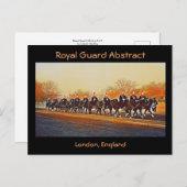 Carte Postale Abstraite de la Garde royale (Devant / Derrière)