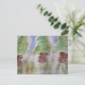 Carte postale Abstraite Fir Trees (Debout devant)