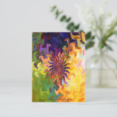 Carte postale Abstraite fractale (Debout devant)