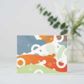 Carte postale Abstraite Funky Cherry (Debout devant)