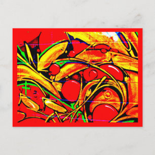 Carte postale Abstraite/Galerie de divers graffiti