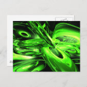 Carte postale Abstraite Gamma Radiation (Devant / Derrière)