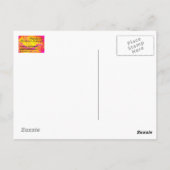Carte postale Abstraite "Hot rose" (Dos)