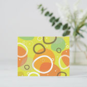 Carte postale Abstraite moderne Gogo Retro (Debout devant)