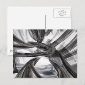 Carte postale Abstraite Oil Slick (Devant / Derrière)