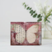 carte postale abstraite papillon (Debout devant)