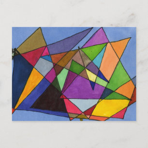 Carte postale Abstraite "Principalement Acutes"