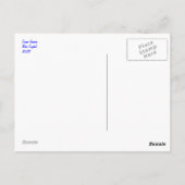 Carte postale Abstraite Turquoise Flying Crystal (Dos)