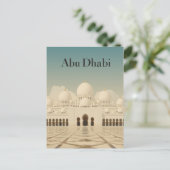 Carte Postale Abu Dhabi Grand Mosque View (Debout devant)