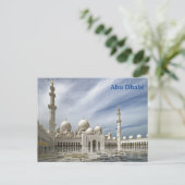 Carte Postale Abu Dhabi Vintage Travel Tourism Ad (Debout devant)