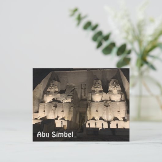 Carte Postale Abu Simbel (Debout devant)