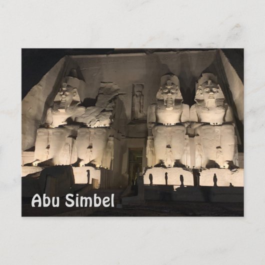 Carte Postale Abu Simbel (Devant)