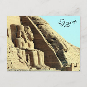 Carte Postale abu simbel assis