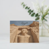 Carte Postale abu simbel one pharoah (Debout devant)