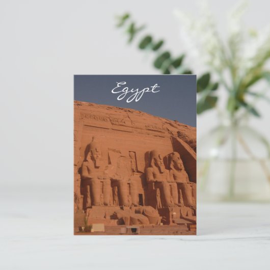 Carte Postale abu simbel rois (Debout devant)