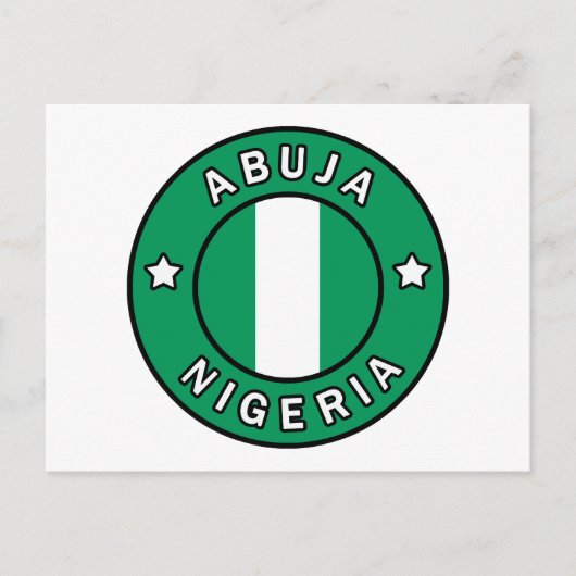Carte Postale Abuja Nigeria (Devant)
