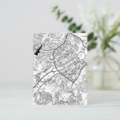 Carte Postale Abuja Nigeria Map (Debout devant)