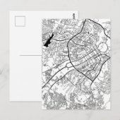 Carte Postale Abuja Nigeria Map (Devant / Derrière)