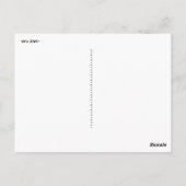 Carte Postale Abys Brosse Lettrage Merci (Dos)