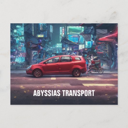 CARTE POSTALE ABYSSIAS_TRANSPORT (Devant)
