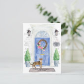 Carte postale Abyssinian Chat Moving Faire-part (Debout devant)