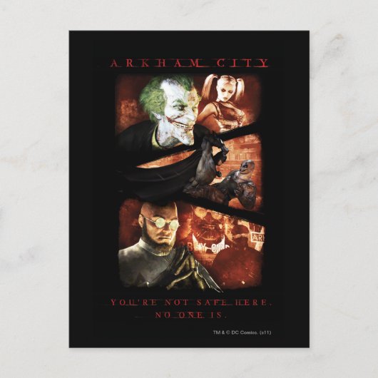 Carte Postale AC Poster - You're Not Safe Here 2 (Devant)