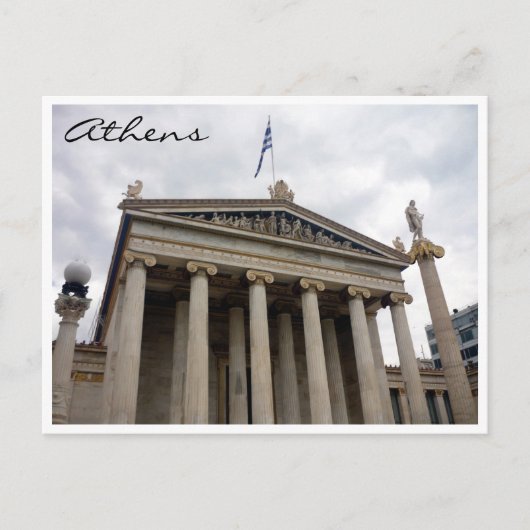 Carte Postale Académie d'Athènes avant (Devant)