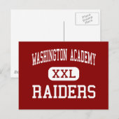 Carte Postale Académie de Washington - Raiders - High - East Mac (Devant / Derrière)