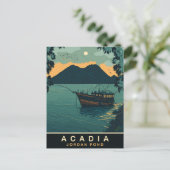 Carte Postale Acadia, Jordan Pond, Voyage (Debout devant)