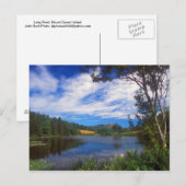 Carte Postale Acadia Long Pond View (Devant / Derrière)