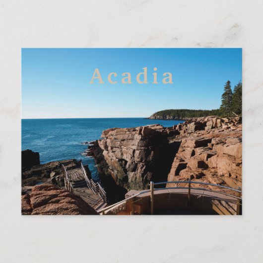 Carte Postale Acadia National MDI Thunder Hole Maine (Devant)