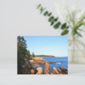 Carte Postale Acadia Rocky Beach près de Thunder Hole (Debout devant)