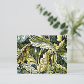 Carte Postale Acanthus, le motif populaire William Morris, (Debout devant)