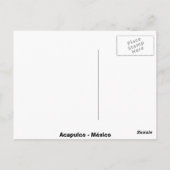 Carte Postale Acapulco (Dos)