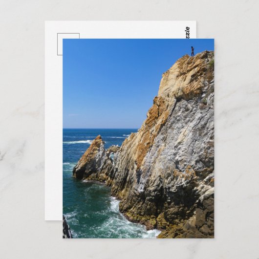 Carte Postale Acapulco Cliff Diver (Devant / Derrière)