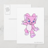 Carte Postale Acara rose (Devant / Derrière)