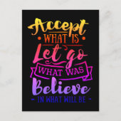 Carte Postale Accepter ce qui est un devis motivationnel - Arc-e (Devant)