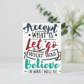 Carte Postale Accepter Laisser Croire (Debout devant)