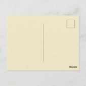 Carte Postale Accepter le changement rose (Dos)