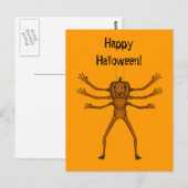 Carte Postale Accepter le critère d'Halloween (Devant / Derrière)
