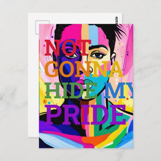 Carte Postale Accepter mon authenticité (Devant / Derrière)