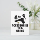 Carte Postale Accessoires pour un crime (Debout devant)
