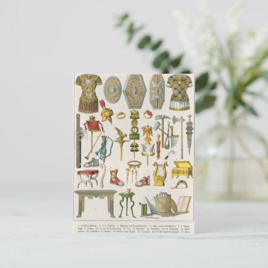 Carte Postale Accessoires romains (Debout devant)