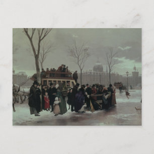 Carte Postale Accident de bus à Paris