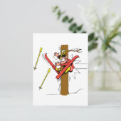 Carte Postale Accident de ski (Debout devant)