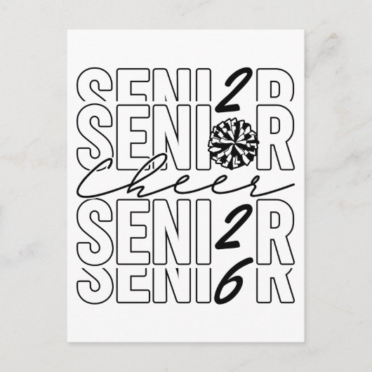 Carte Postale Acclamer Senior 2026 (Devant)